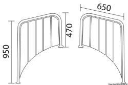 Platforma f. okrugla krma 650 mm
